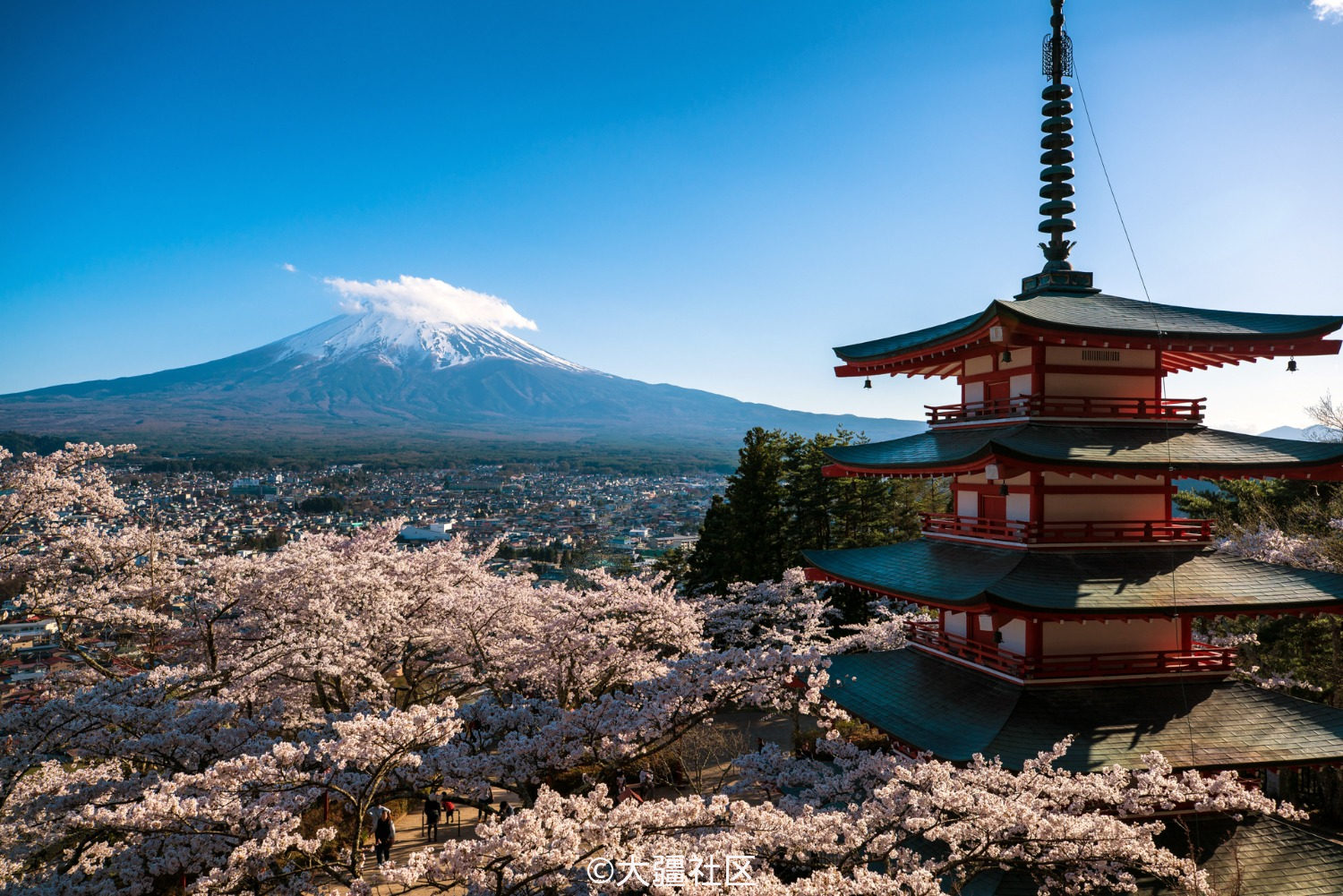 富士山浅间神社图片