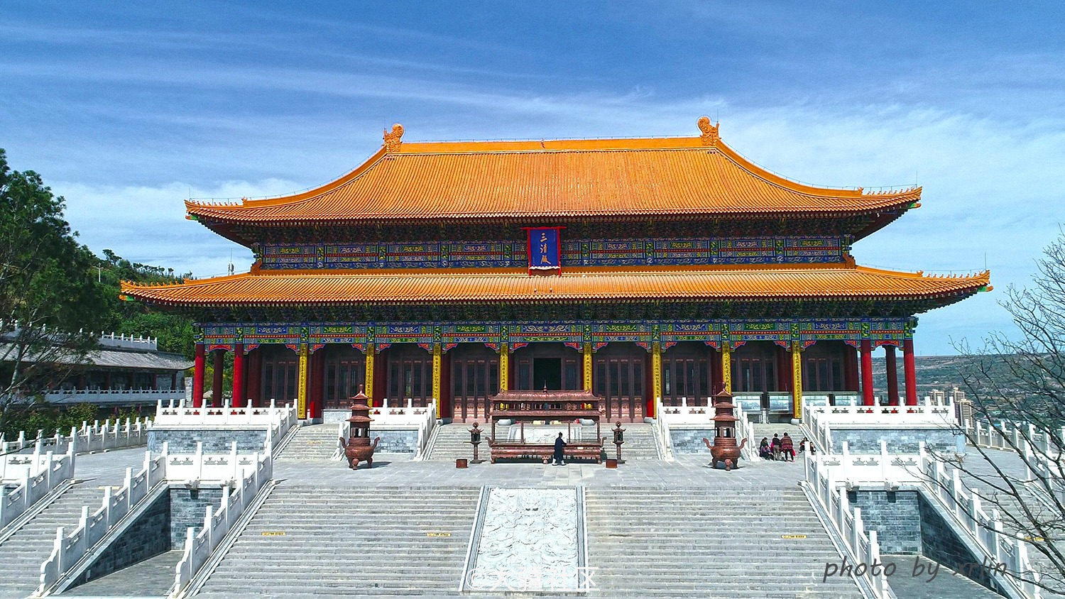 陈仓道观:三清大殿